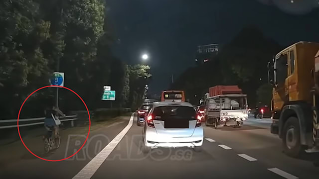 不小心迷路？女子在AYE骑脚踏车惹议