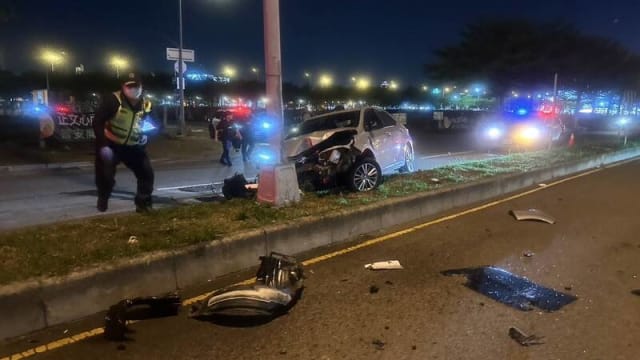 疑不满切车道超车  台中上演三车追逐酿祸五人被捕