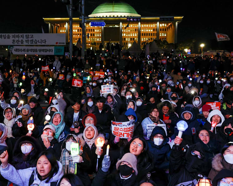 As it happened: South Korea's President Yoon survives impeachment motion over martial law fiasco