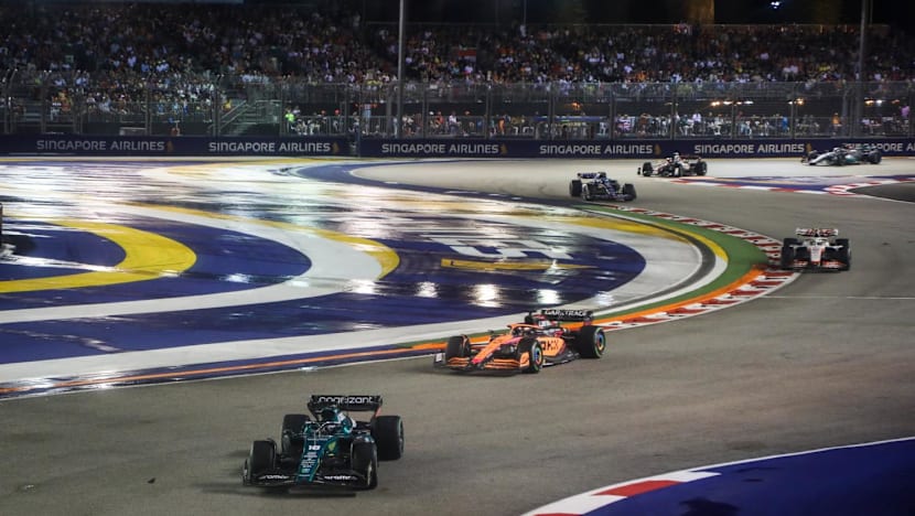 Singapore F1 night race 2022: Wet weather brings thrills and spills, fails to dampen fans' spirits