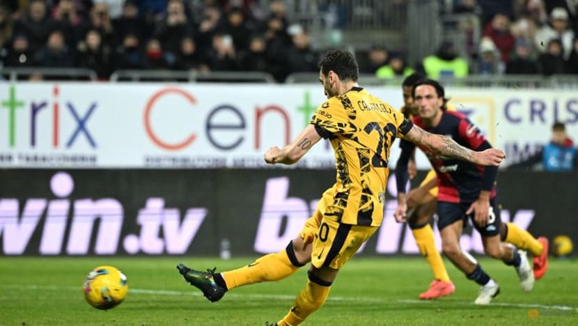 Inter dispatch Cagliari 3-0 to keep pace at Serie A summit