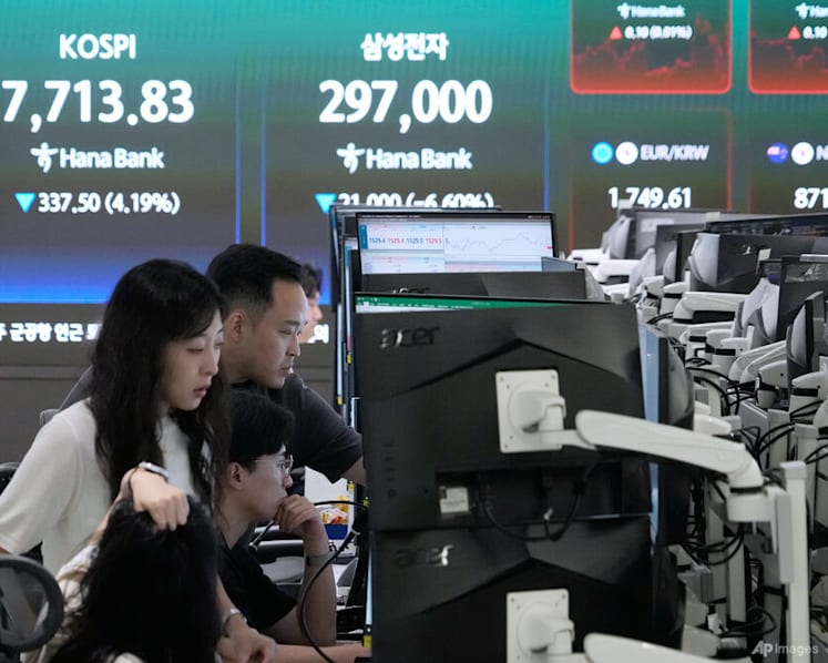 South Korea's KOSPI tumbles 8%, triggering circuit breakers for sixth time this year  