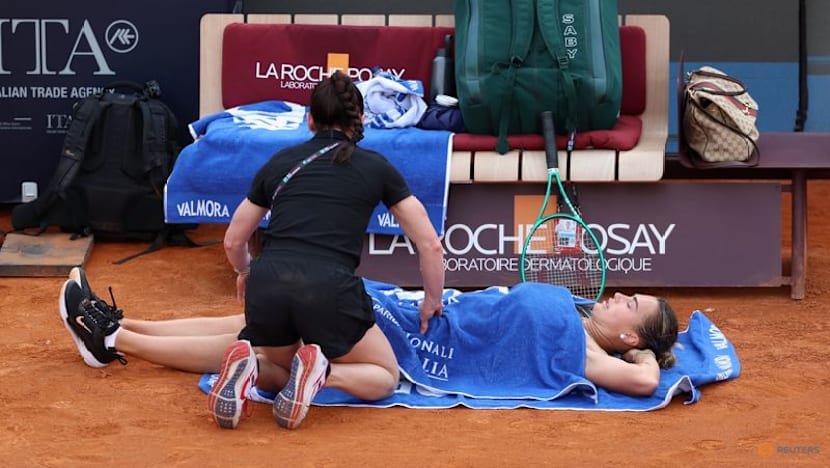 Sabalenka exits Rome with injury concern ahead of French Open
