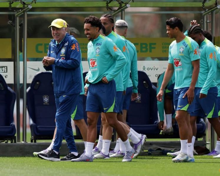 Brazil's Ancelotti credits team spirit as key to World Cup ambitions