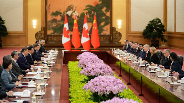 加总理访华会晤习近平 称愿深化对华战略合作