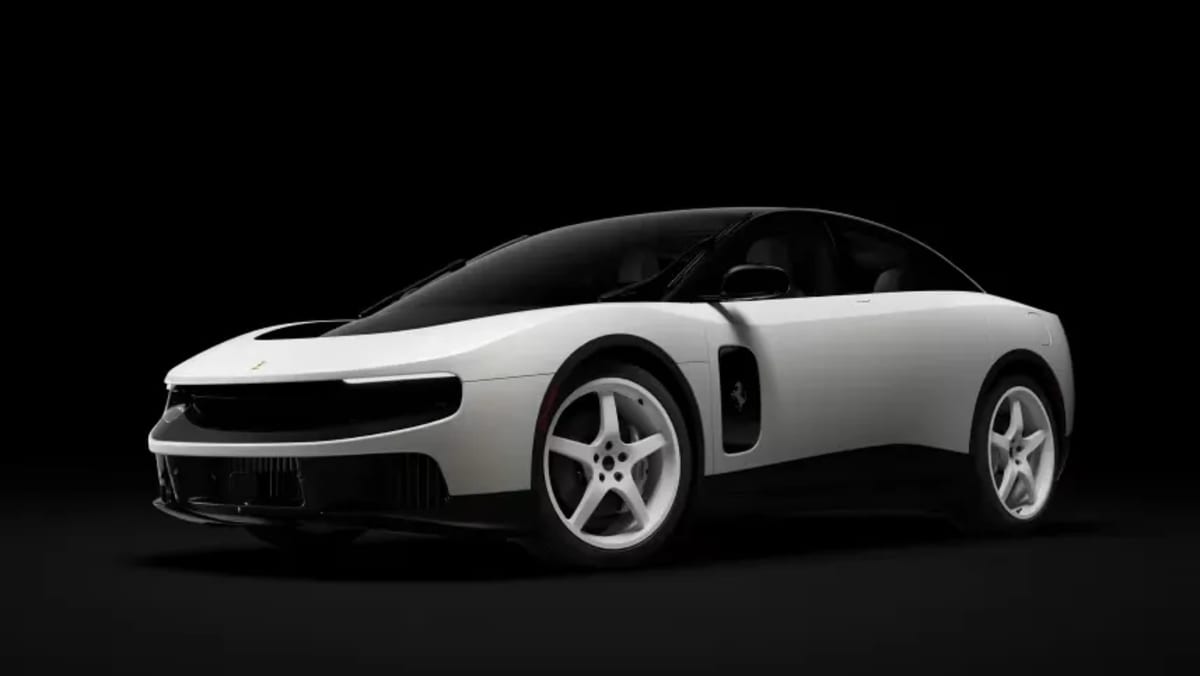 channelnewsasia.com - CNA Luxury - Ferrari's first electric car sells for record US$40 million despite design backlash