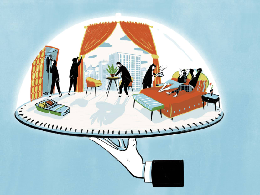 The St Regis New York has butlers as an amenity for guests, who arrived ready with requests, from coffee to ironing to cupcakes.