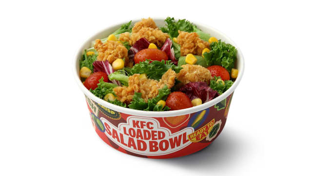 #sgdeals KFC推出炸鸡沙律碗，5月20日免费送150份！