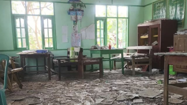 法新社：缅军空袭学校 20名儿童和两教师丧命