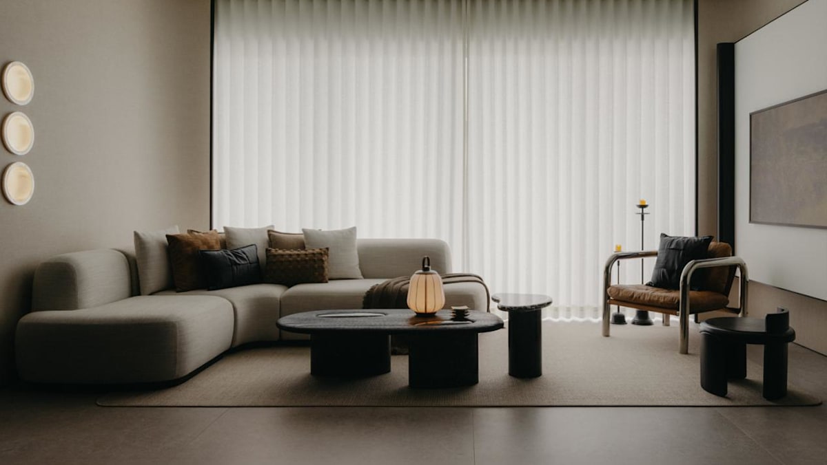 Niseko-inspired Singapore home with Brutalist interiors