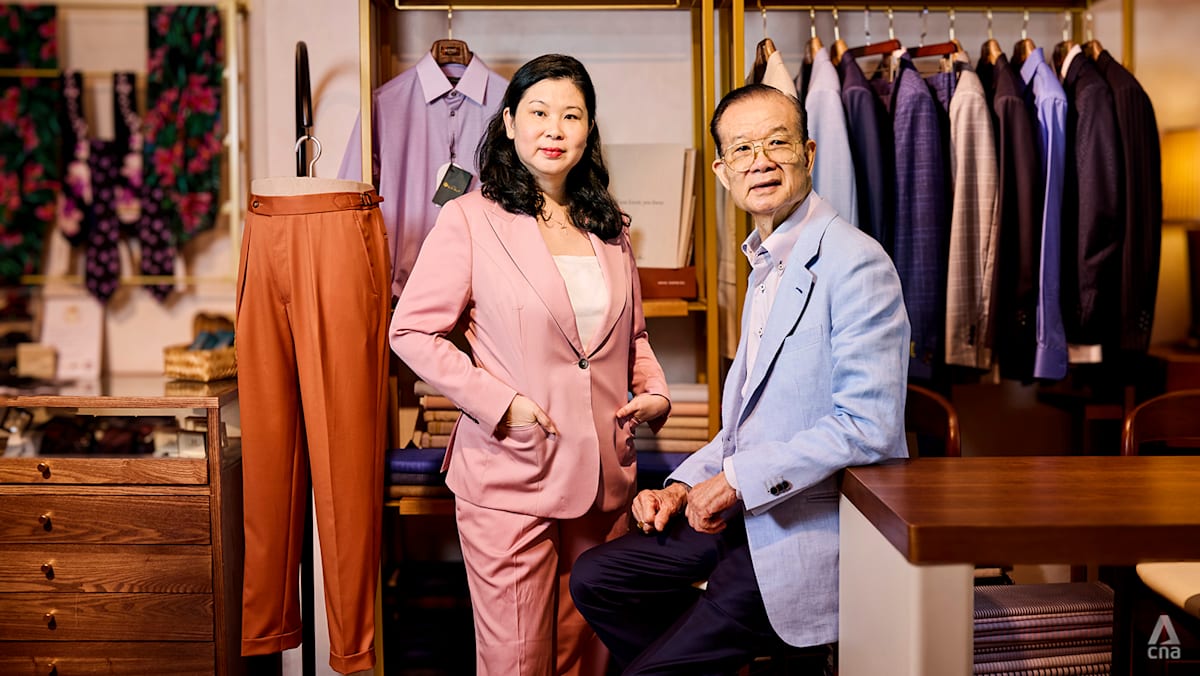 The father-daughter duo behind Singapore heritage bespoke tailor Meiko