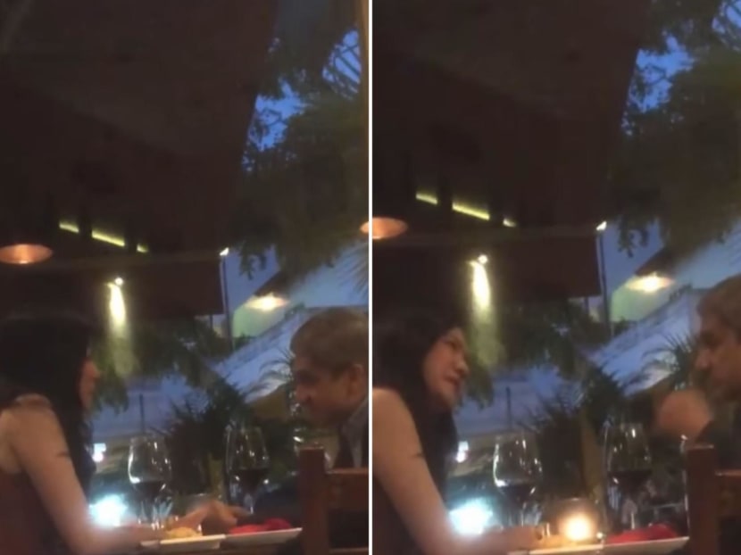 Screenshots from the video uploaded by Facebook user Victoria Wang.
