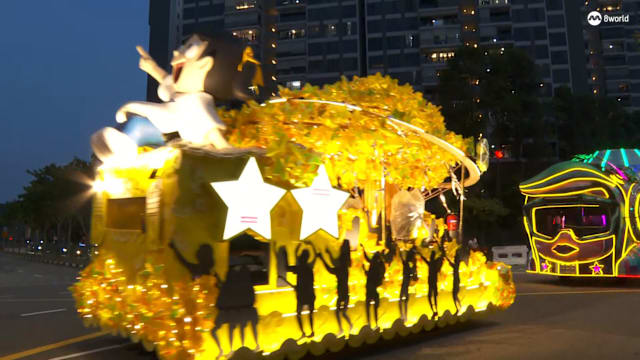 “妆艺在邻里”走入榜鹅 无人机表演酷炫登场