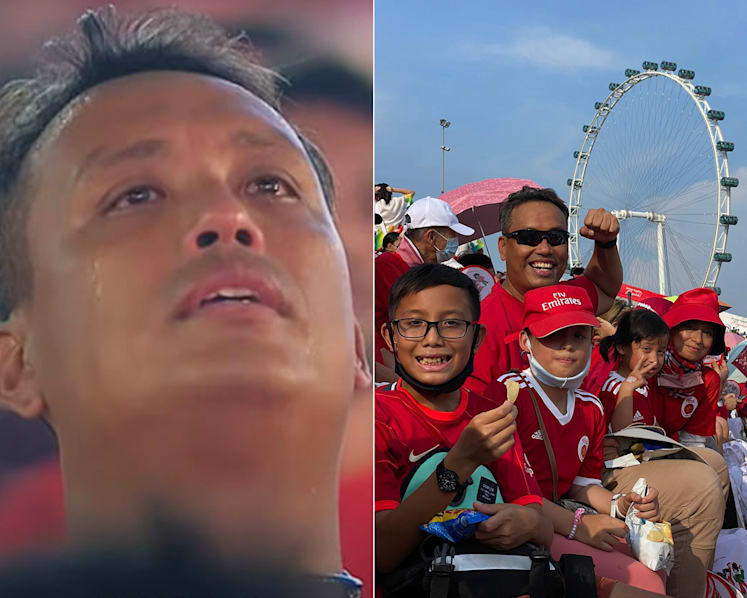 'I want to be a role model for my children, to be proud of S'pore just like my parents were,' says man who cried at NDP