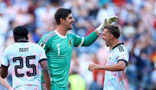 Courtois sees Belgium getting better and believes they can beat Spain