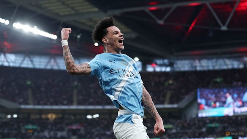 Man City win League Cup final against Arsenal with O'Reilly double