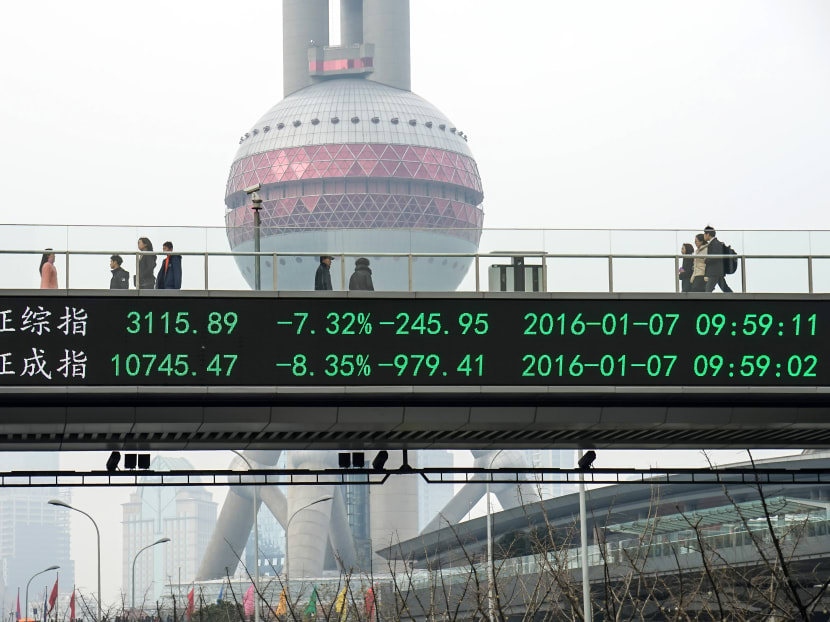 China shares expected to fall today (Jan 8). Photo: AP