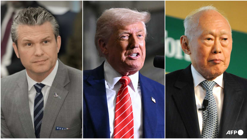 US Defense Secretary Pete Hegseth compares Donald Trump with Singapore's Lee Kuan Yew US Defense Secretary Pete Hegseth compares Donald Trump with Singapore's Lee Kuan Yew