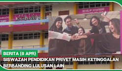 BERITA (8 Apr) | Siswazah pendidikan privet masih ketinggalan berbanding lulusan lain