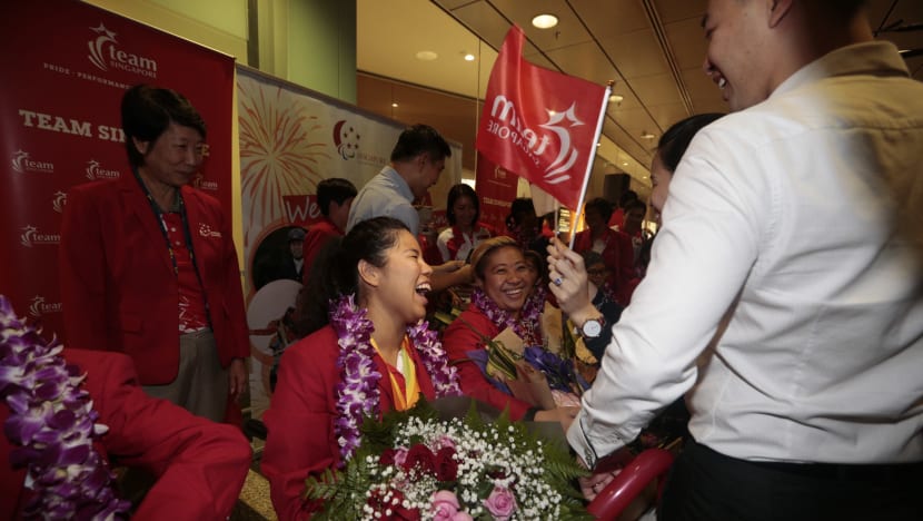 Triumphant Paralympians return home from Rio