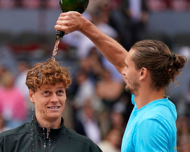 Sinner thrashes Zverev in Madrid to claim record fifth successive Masters title