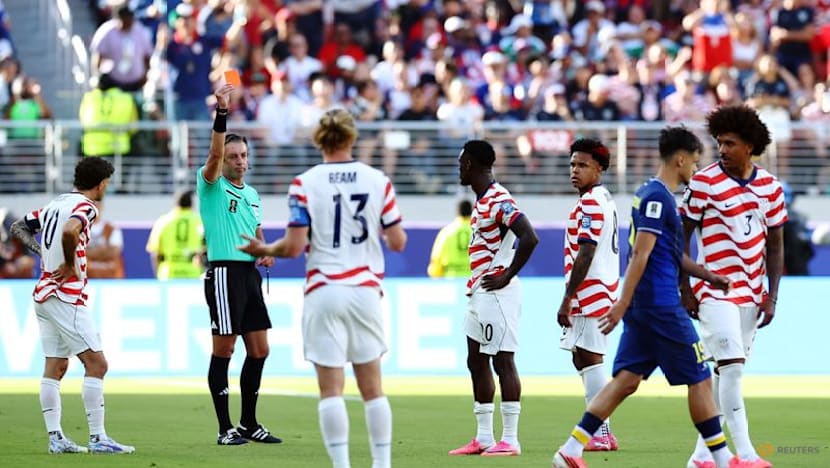 Balogun goes from hero to suspended spectator as US advance