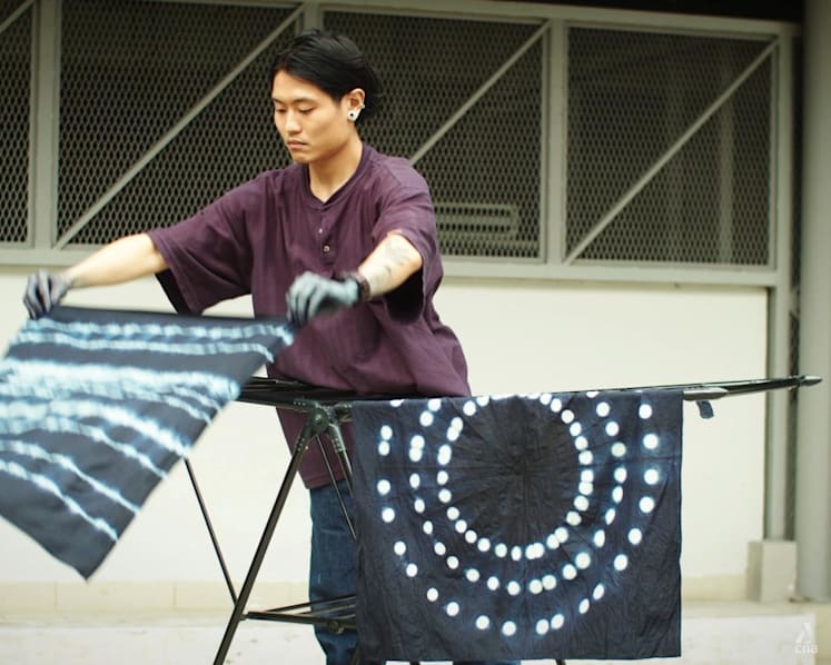 ‘I feel naked without my blue hands’: Felix Nai, indigo dye craftsman in Singapore