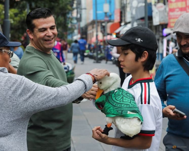 The president will see you now: Mexico's World Cup duck meets Sheinbaum