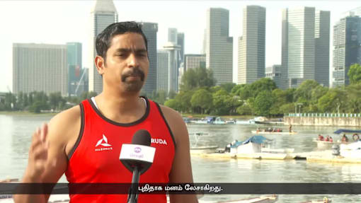 கடல்நாகப் படகோட்டத்தில் கலக்கும் வெளிநாட்டு ஊழியர் குழு