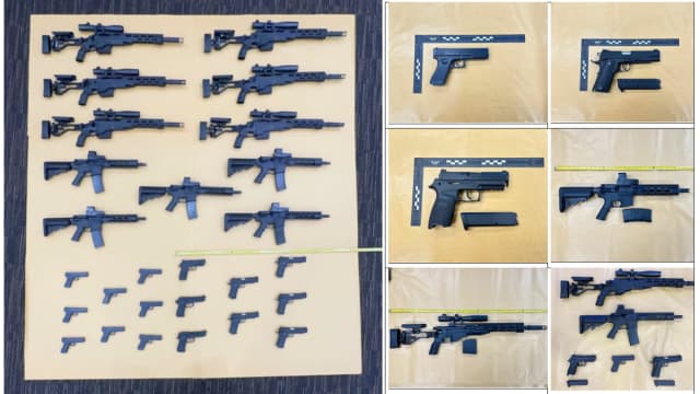 男子涉嫌无许可证进口154支仿制枪 明天将被控上法庭