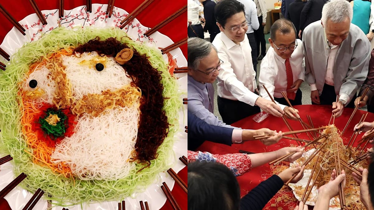 马年造型鱼生齐来捞 议员国会捞生庆元宵 - 8world