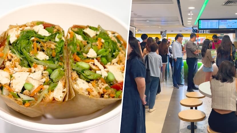 How An Influencer Caused Hour-Long Queues At Nondescript Salad Shop In Raffles City