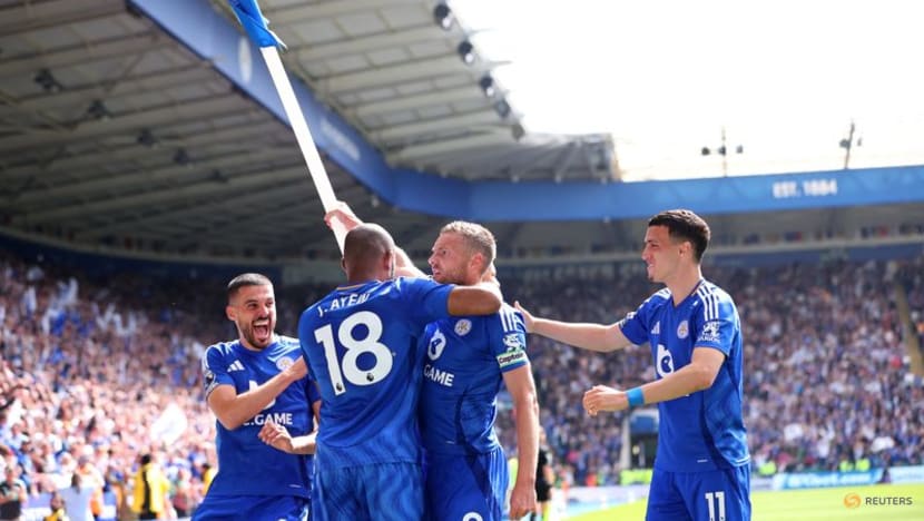 Vardy scores on farewell as Leicester beat Ipswich 2-0