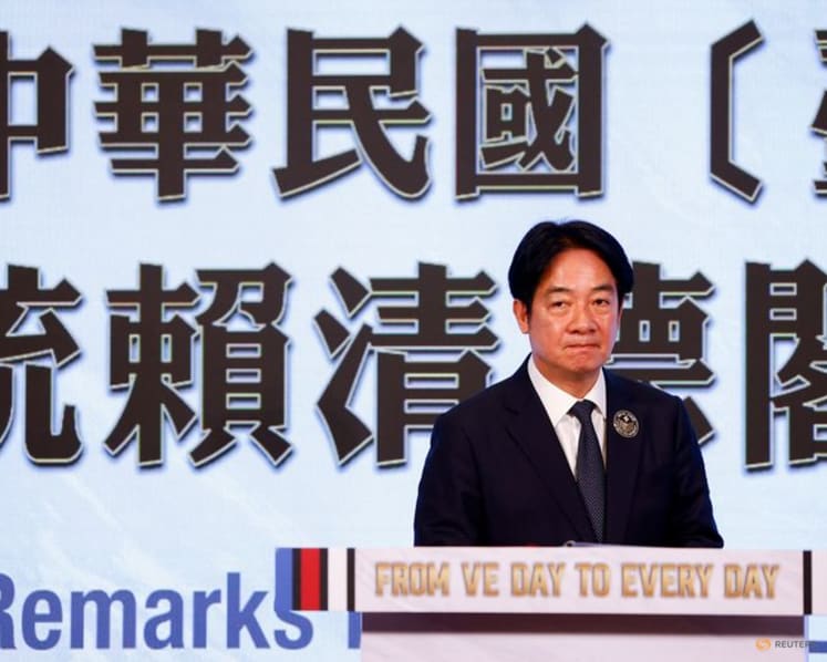Taiwan president marks World War II anniversary, warning indulging aggressors only whets appetite for expansion