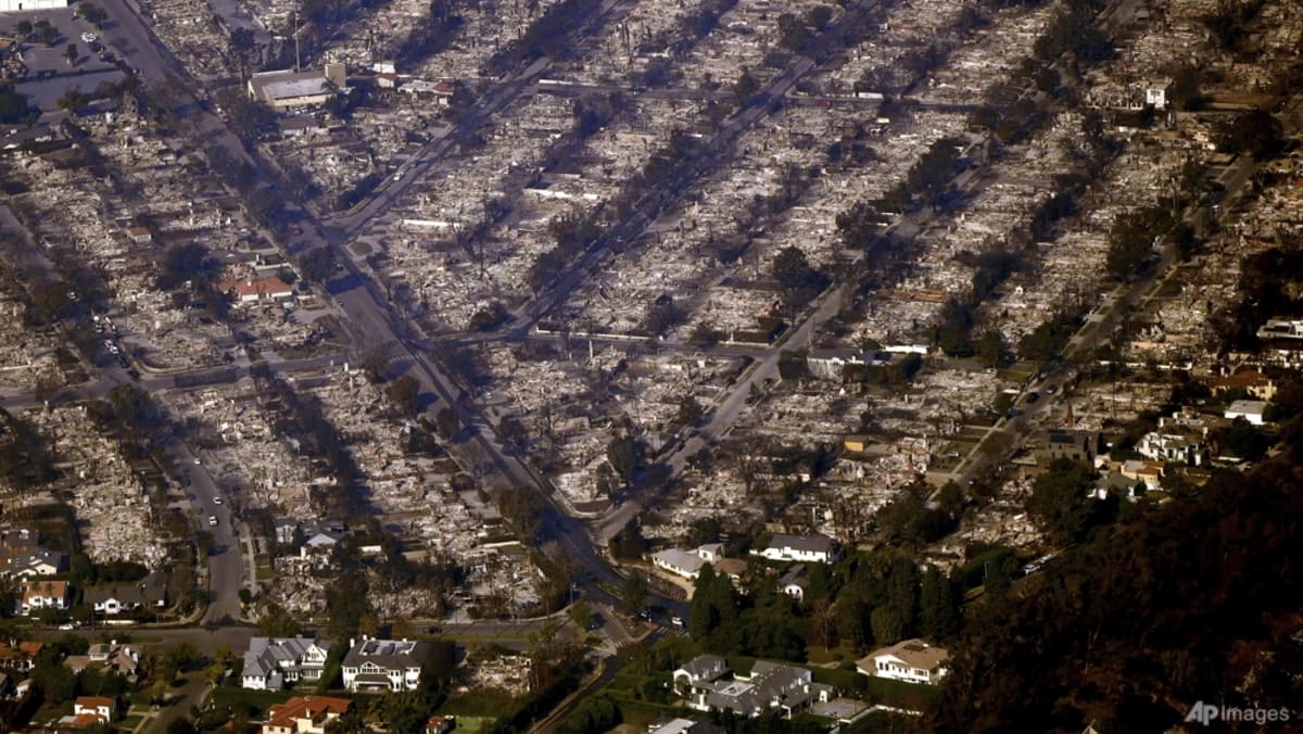 From above, devastating scenes from Los Angeles wildfires From above, devastating scenes from Los Angeles wildfires