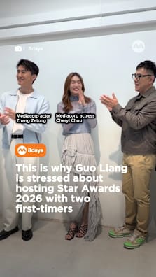 The hosts for the annual awards ceremony were announced at the Star Awards 2026 Day Rave today ⭐️ #8dayssg #8dayssglocal #starawards2026 #hosts #fyp 