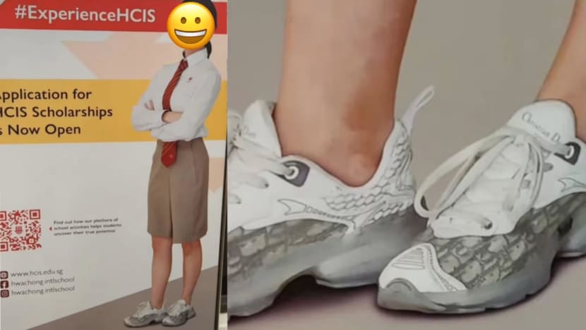 Heboh! Siswi bersepatu Dior seharga Rp20 juta di poster sekolah Singapura