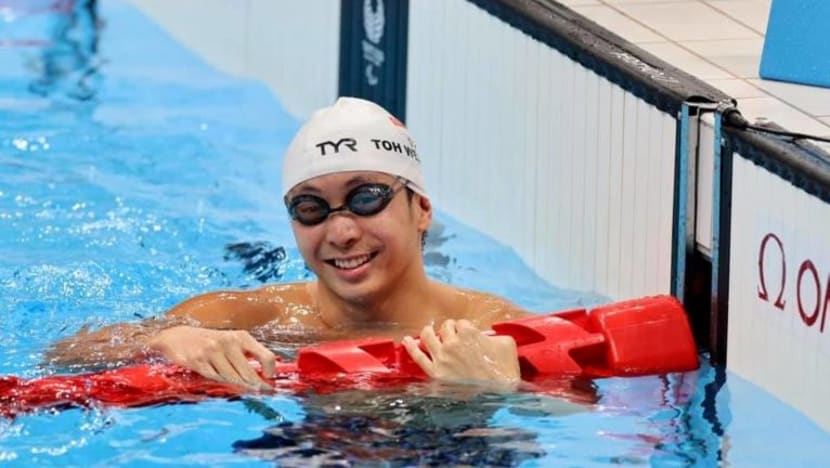 Perenang Singapura Toh Wei Soong raih tempat ke-4 gaya kupu-kupu 50 meter lelaki S7