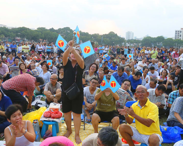 WP holds its first GE2015 rally