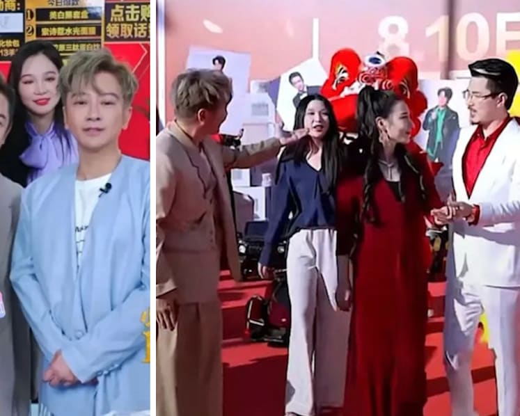 Netizens Say HK Stars Benny Chan, Eric Suen Have Been Relegated To Dancing In The Background For Chinese Influencers