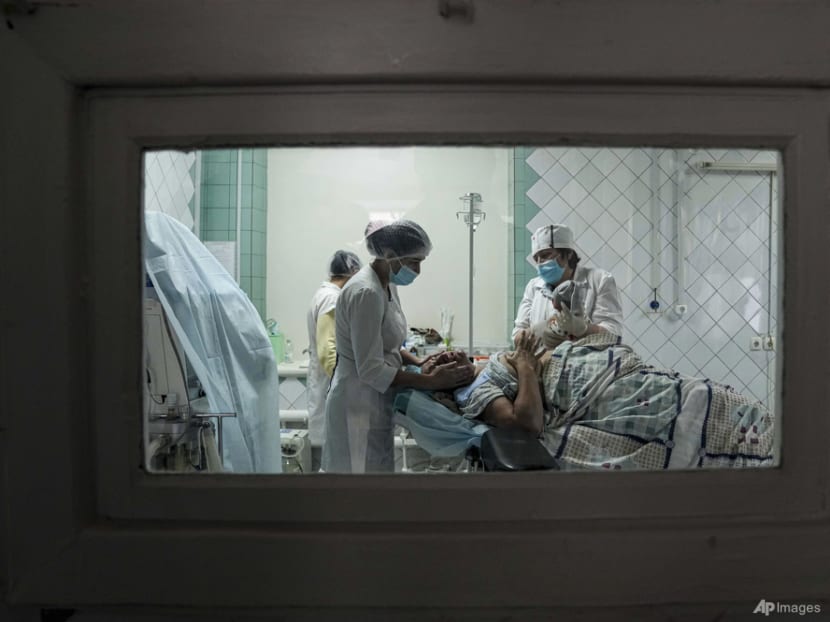 Ukrainian maternity ward moves to basement for shelter