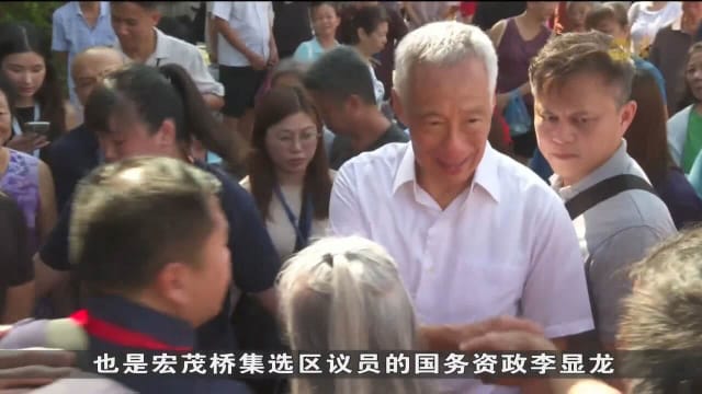 刘洁敏与赖添发现身行动党宏茂桥集选区活动