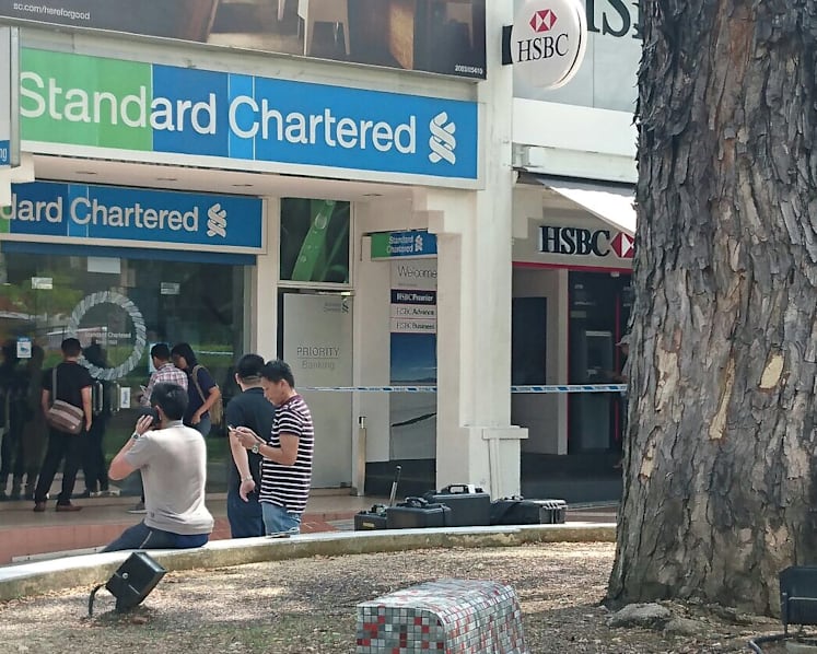 Manhunt on after robbery at StanChart branch in Holland Village
