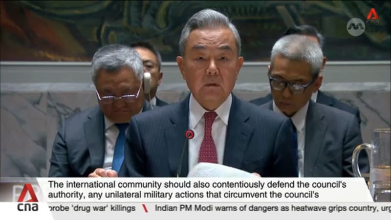 China hosts UNSC meeting: Wang Yi urges all sides in war on Iran to meet each other halfway in talks 