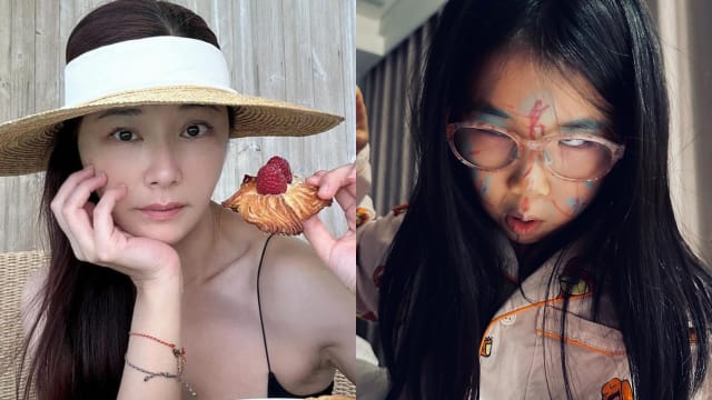 被女儿DIY鬼脸吓到失魂！陈怡蓉：诚征收惊达人