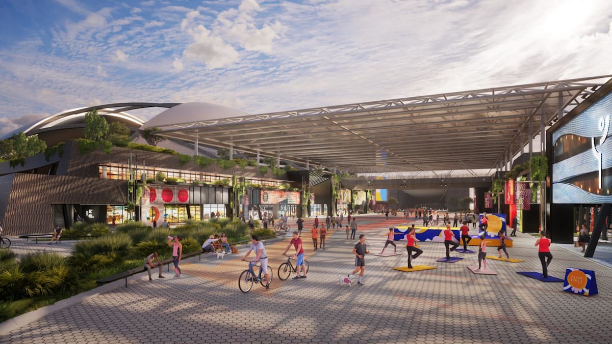 Kallang Wave Mall to be revamped with new climbing wall, padel courts and wellness concepts by 2028