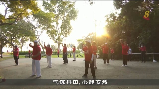 全岛举办各种活动为国庆生 年长者打太极迎接国庆