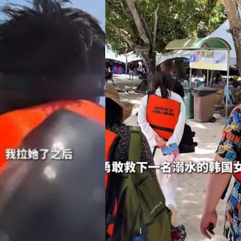 马国浮潜时救起溺水韩女中国游客：善意不分国界- 8world