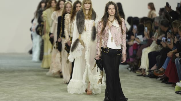 Chloe collection goes with the flow as designer Chemena Kamali flaunts the blouse at Paris Fashion Week