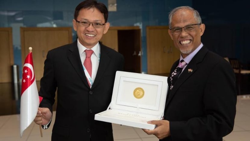 Masagos puji Ecosoftt; syarikat pertama S'pura dianugerahi hadiah kemampanan Abu Dhabi